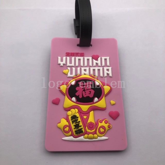 Yumuşak PVC &Ccedil;anta Etiketi Bagaj Etiketi
